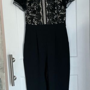 Eliza J Lace bodice jumpsuit. Time to celebrate!